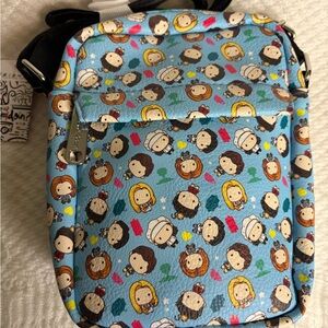 Buckle-Down Blue Friends Character Crossbody Bag